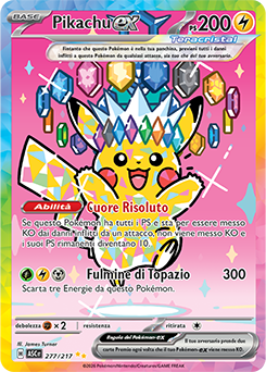 Pikachu-ex 277/295 NM (ITA)