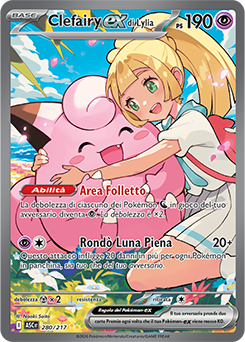Clefairy-ex di Lylia 280/295 NM (ITA)