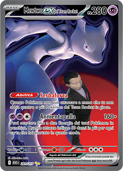 Mewtwo-ex del Team Rocket 281/295 NM (ITA)