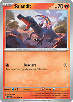 Salandit 034/295 Reverse Energy Pattern NM (ITA)