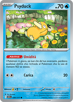 Psyduck 039/295 Reverse Energy Pattern NM (ITA)