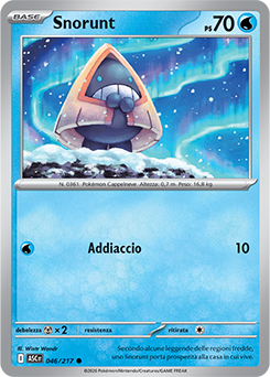 Snorunt 046/295 Reverse Ball Pattern NM (ITA)