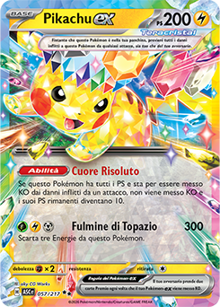 Pikachu-ex 057/295 Reverse Ball Pattern NM (ITA)