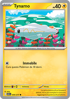 Tynamo 059/295 Reverse Ball Pattern NM (ITA)