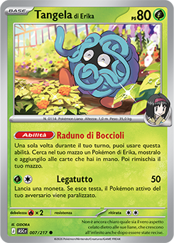 Tangela di Erika 007/295 NM (ITA)