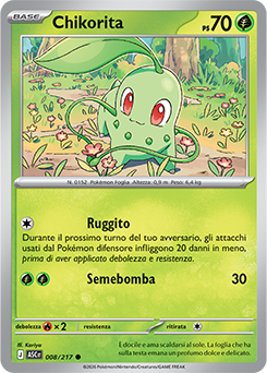 Chikorita 008/295 NM (ITA)