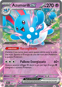 Azumarill-ex 084/295 Reverse Ball Pattern NM (ITA)