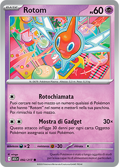 Rotom 092/295 Reverse Energy Pattern NM (ITA)