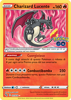 Charizard Lucente 011/78 NM (ITA)