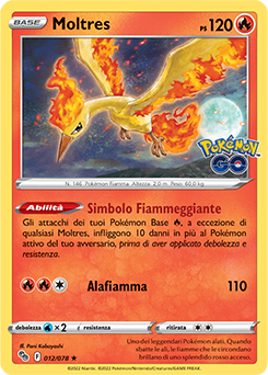 Moltres 012/78 Reverse NM (ITA)