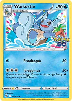 Wartortle 016/78 Reverse NM (ITA)