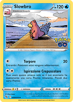 Slowbro 020/78 Reverse NM (ITA)