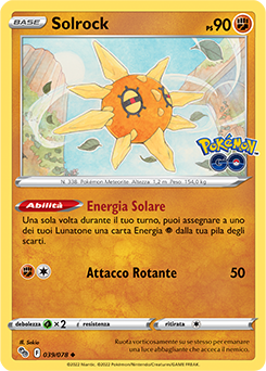 Solrock 039/78 Reverse NM (ITA)