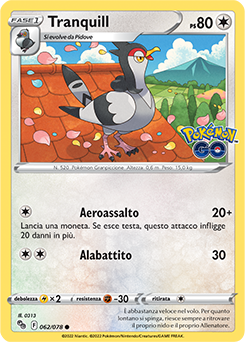 Tranquill 062/78 Reverse NM (ITA)