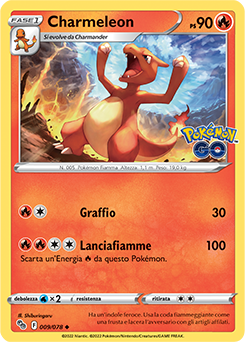 Charmeleon 009/78 Reverse NM (ITA)