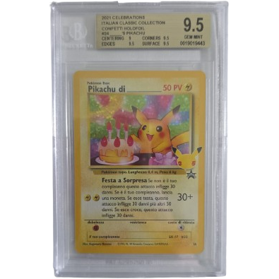 Pikachu 24 Granfesta - BGS 9,5 (ITA)