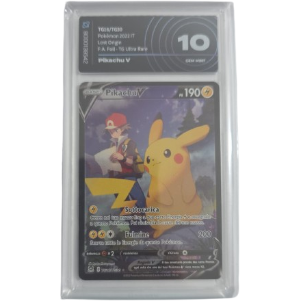 Pikachu V TG16/TG30 Origine Perduta - AiGrading 10 (ITA)