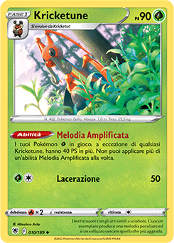 Kricketune 010/189 NM (ITA)