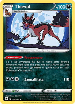 Thievul 104/189 Reverse NM (ITA)