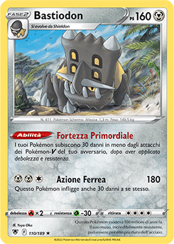 Bastiodon 110/189 Reverse NM (ITA)
