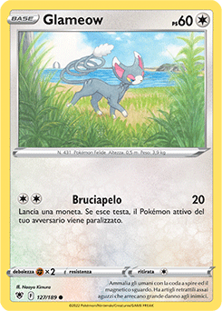 Glameow 127/189 NM (ITA)