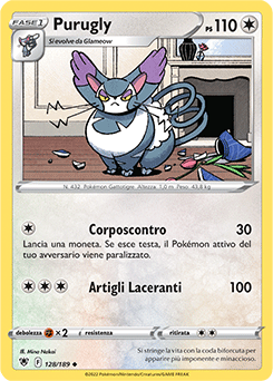 Purugly 128/189 Reverse NM (ITA)