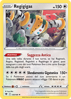 Regigigas 130/189 Reverse NM (ITA)