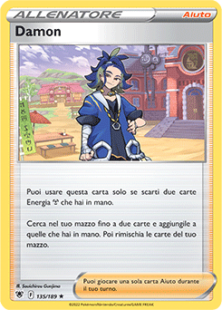 Damon 135/189 Holo NM (ITA)