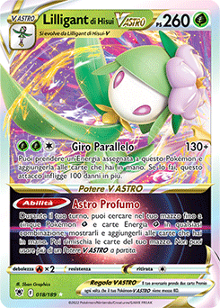Lilligant di Hisui-V ASTRO 018/189 NM (ITA)