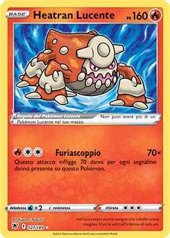 Heatran Lucente 027/189 NM (ITA)