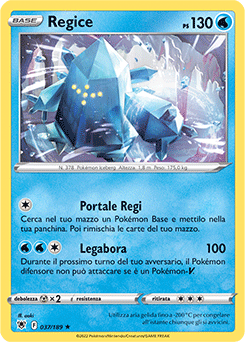 Regice 037/189 NM (ITA)