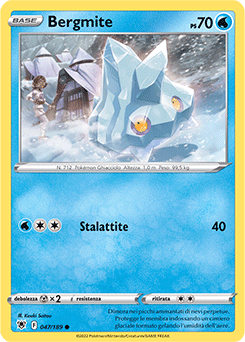 Bergmite 047/189 Reverse NM (ITA)