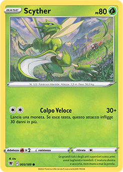 Scyther 005/189 Reverse NM (ITA)