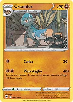 Cranidos 076/189 Reverse NM (ITA)