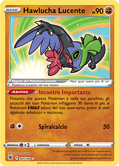 Hawlucha Lucente 081/189 NM (ITA)