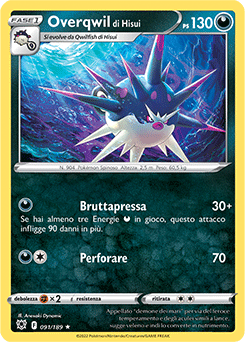 Overqwil di Hisui 091/189 NM (ITA)