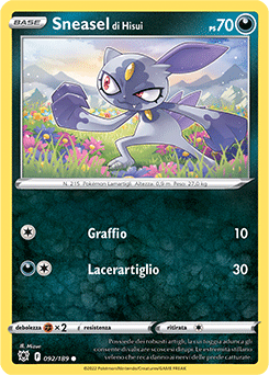 Sneasel di Hisui 092/189 NM (ITA)