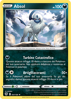 Absol 097/189 Reverse NM (ITA)