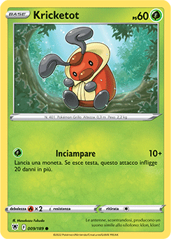 Kricketot 009/189 Reverse NM (ITA)