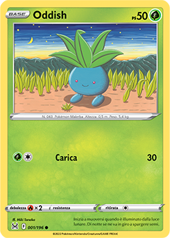 Oddish 001/196 NM (ITA)