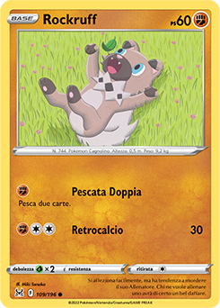 Rockruff 109/196 Reverse NM (ITA)