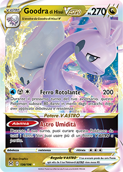 Goodra di Hisui-V ASTRO V 136/196 NM (ITA)
