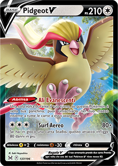 Pidgeot-V 137/196 NM (ITA)