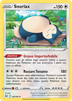 Snorlax 143/196 NM (ITA)