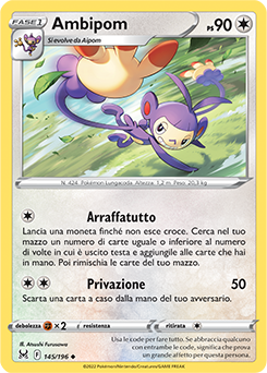 Π Ambipom 145/196 Reverse NM (ITA)