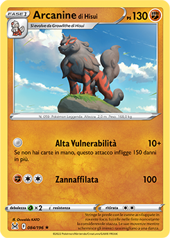 Arcanine di Hisui 084/196 NM (ITA)