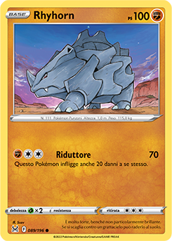 Rhyhorn 089/196 Reverse NM (ITA)