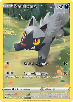 Poochyena GG33/GG70 NM (ITA)