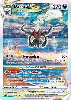 Darkrai V ASTRO GG50/GG70 NM (ITA)