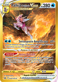 Palkia Originale-V ASTRO GG67/GG70 NM (ITA)